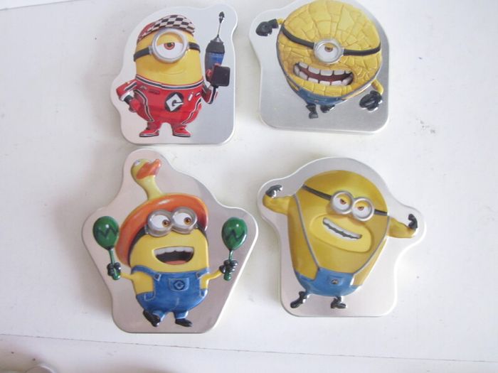 Minions Mc Donalds Tin Box  2024 Happy Meal X4
