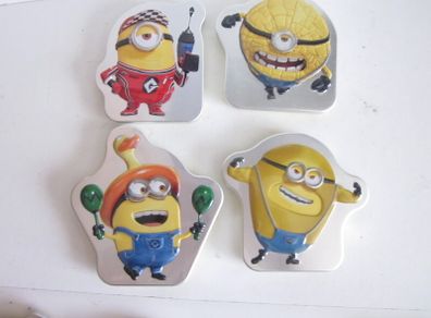 Minions Mc Donalds Tin Box  2024 Happy Meal X4