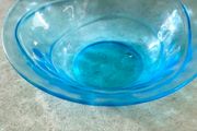 Hazel  Blue Small Glass Bowl as trinklet dish.