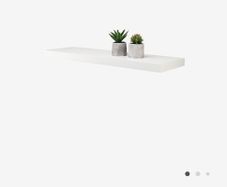 X2  JYSK white Abild Floating Shelves