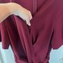 NEW Girl In Mind Burgundy Jumpsuit with pockets - Size 12 current stock Image 5