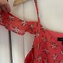 dress coral mini shorts playsuit size 12 Image 4