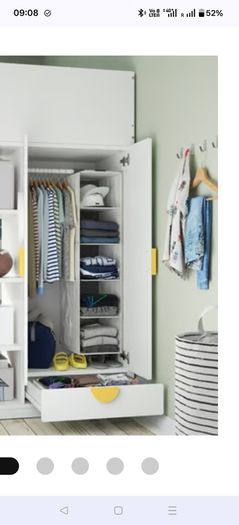 open wardrobe