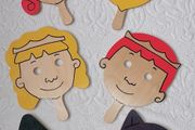 6 Quality Wooden Masks for Storytelling/Drama/Play