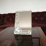 Antique Military Travel Vanity Shaving Bevelled Folding Mirror Image 5