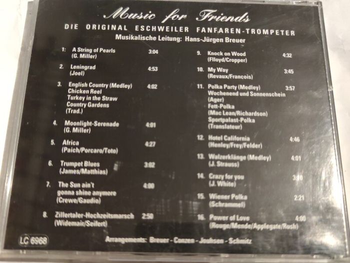 Music For Friends Cd