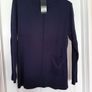 Ladies Navy Crew Neck Jumper Brand New Image 2