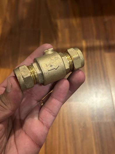 double check valve non-return valve 15mm