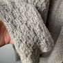 IrelandsEye Knitwear Grey Luxury Blend Open Front Cardigan Small Made in Ireland Image 3