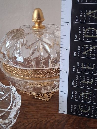 Vintage Killarney Irish Crystal Trinket/Vanity Set