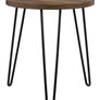 Dorel Owen Retro Round End Table- Walnut - 3613222COMUK Image 3