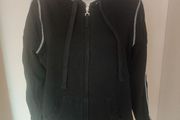 Marks&amp;Spencer black zipped hoodie size UK18/20 EU46/48 Postage included