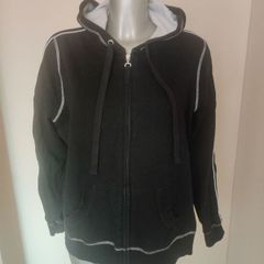 Marks&Spencer black zipped hoodie size UK18/20 EU46/48 Postage included