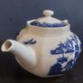 Lovely True Vintage, Almost Antique Octagonal Willow Pattern Teapot by Royal Doulton, Circa 1930, Small Chip Under the Spout Image 9