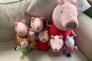 peppa pig teddies x 8