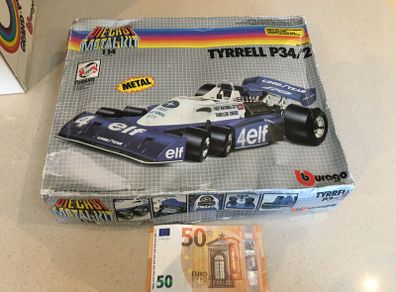Model Car Kit Tyrrell P34/2 Formula 1 Scale 1 14 Burago