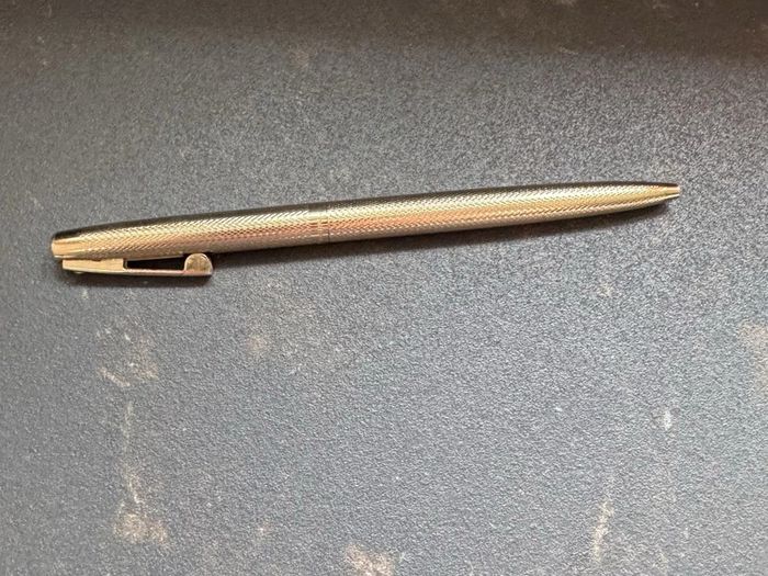 Vintage Sheaffer White Dot Electroplated Gold Ballpoint Pen