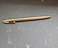 Vintage Sheaffer White Dot Electroplated Gold Ballpoint Pen