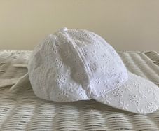 Primark White Bow Cap, One Size