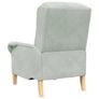Armchair Light Grey Image 6