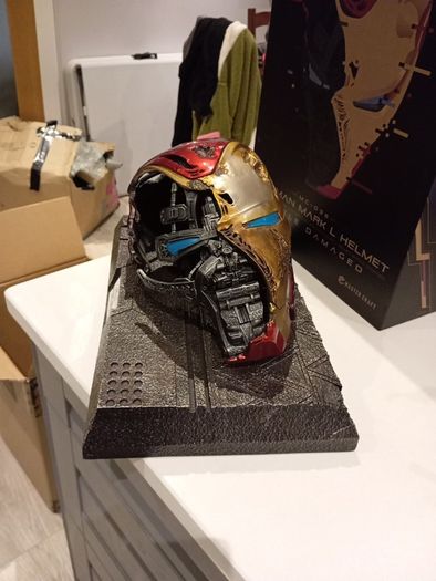 Beast Kingdom Ironman battle damaged display