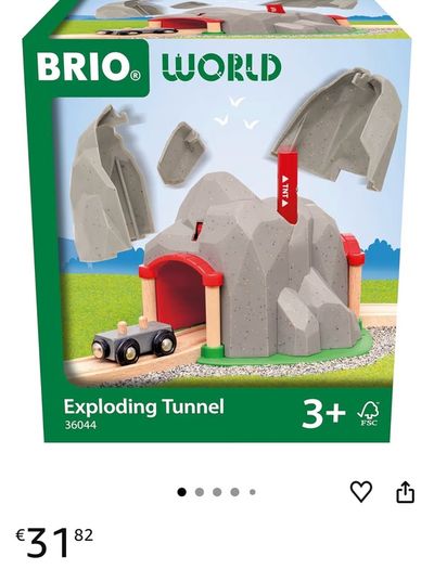 Brio Exploding Tunnel