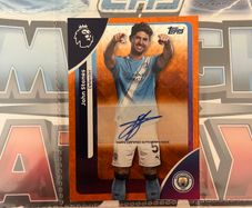 John Stones 17/25 Autograph- Topps premier league 25/26
