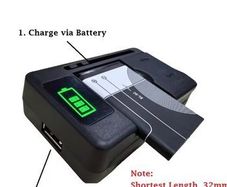 Universal 2 in 1 LCD Indicator Mobile 32-55mm Battery Charger Screen USB Port For Cell Phone Chargers Charging UK Plug