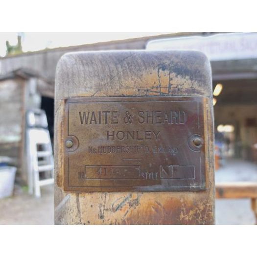Paper Ruling Machine Frame Waite and Sheard Honley KAS303