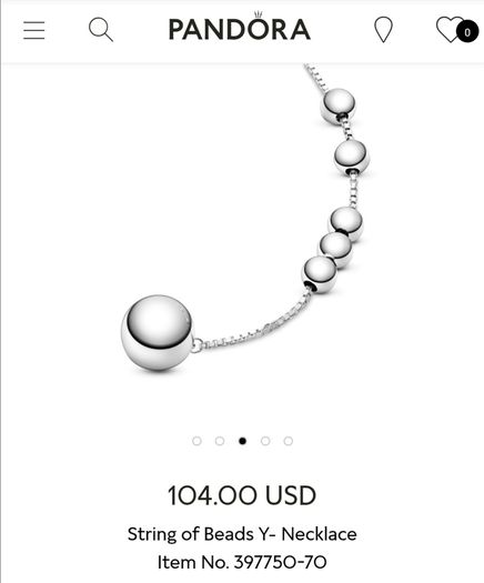 Pandora necklace