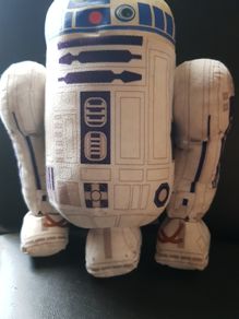 vintage R2D2 talking soft toy