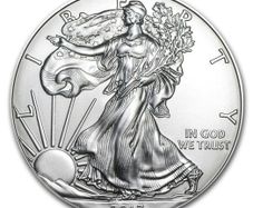 2017 USA 1 Dollar 1 oz Silver Bullion Coin - American Eagle BU (In Capsule)