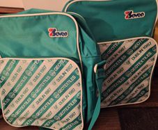 Vintage 80s shoulder strap bag (two available)