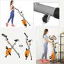 X Bike, Exercise Bike, Fitness Bike, Foldable Fitness Bike, 8 Magnetic Resistance Settings, Floor Mat, Pulse Measurement, Mobile Phone Holder, Load Capacity 100 kg Image 3