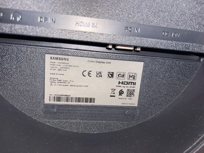 Samsung 32- Curved Full HD 75Hz Monitor