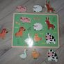 In The Farm Wooden Insert Animal Puzzle - 7 Animals - Age - 12 Months + Image 3
