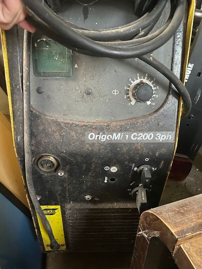 Mig Esab Origo Mig C200 3 Ph With Gas Mig Bottle For Sale In Kilkenny 
