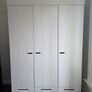 Connect Basic 3 Door 3 Drawer Wardrobe in excellent condition Image 2