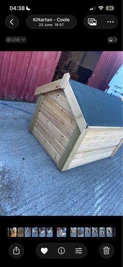 Premium Handmade Wooden Dog Kennel  Custom Built
