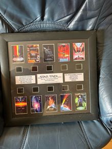 Limited edition Star Trek movie cell picture frame