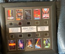 Limited edition Star Trek movie cell picture frame