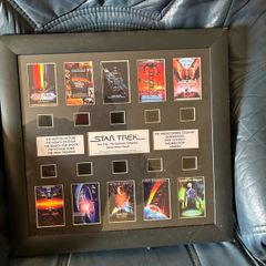 Limited edition Star Trek movie cell picture frame
