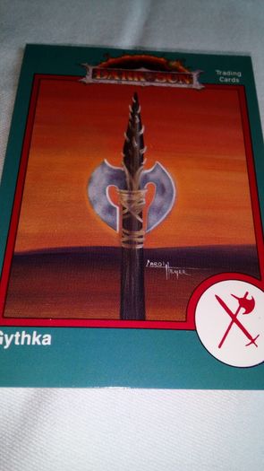 Dark Sun 1993 TSR. Trading Card. Gythka.