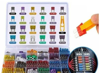 Car Fuse Blade Fuse Kit Fuses Automatic Truck Blade The Fuse Insurance Insert Insurance of Xenon Piece Lights Auto Accessories