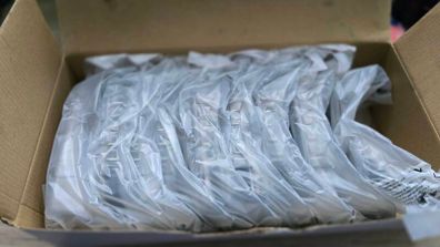 Boxes of Univet Safety glasses