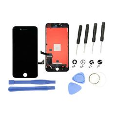 For iPhone SE 2nd 2020 LCD Display Replacement Touch Screen Digitizer Black & Tools - FHT07IPLCD