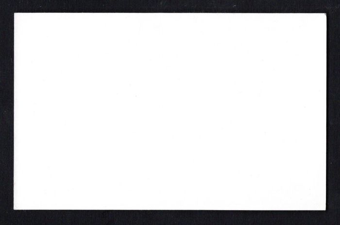 1975 Ireland 5p prepaid postcard with yellow/ light green stamp typotrahged on white cardboard.