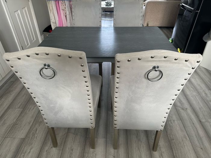 Table and 4 chairs