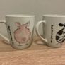 A Pair of Porcelain Cow and Pig Mugs Image 2