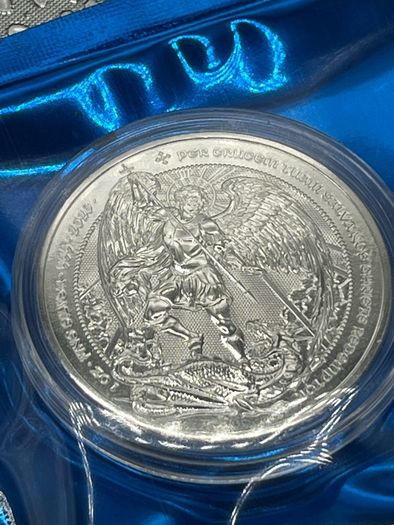 1oz Fine 999 Silver Bullion Archangel St Micheal 2026.